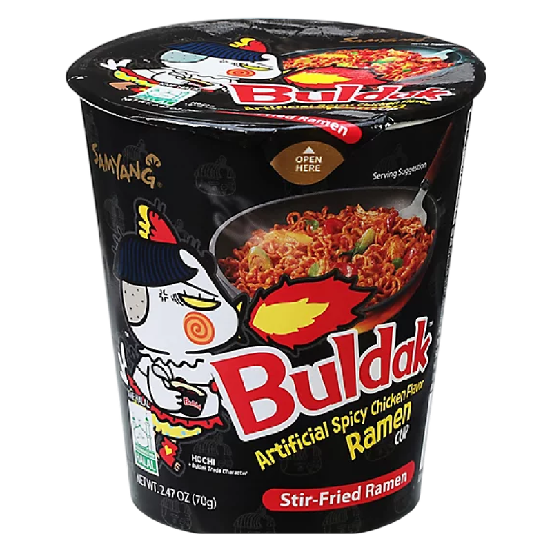 Buldak Spicy Chicken Ramen Cup 2.47 OZ