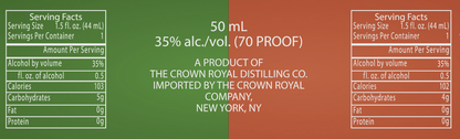 Crown Royal Regal Apple & Peach Flavored Whisky 50ml 10pk