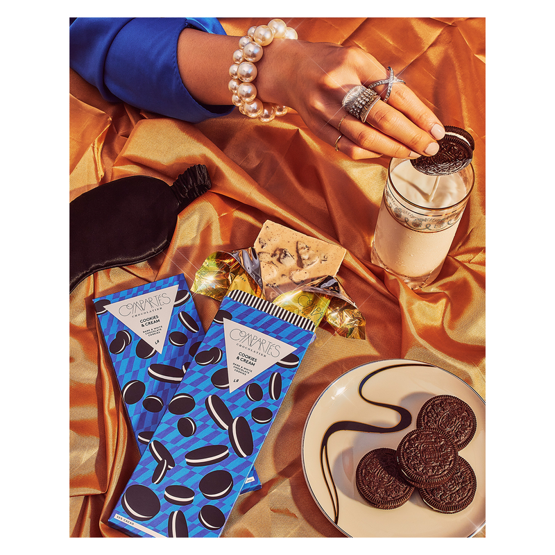 Compartés Cookies & Cream Gourmet Chocolate Bar 3oz