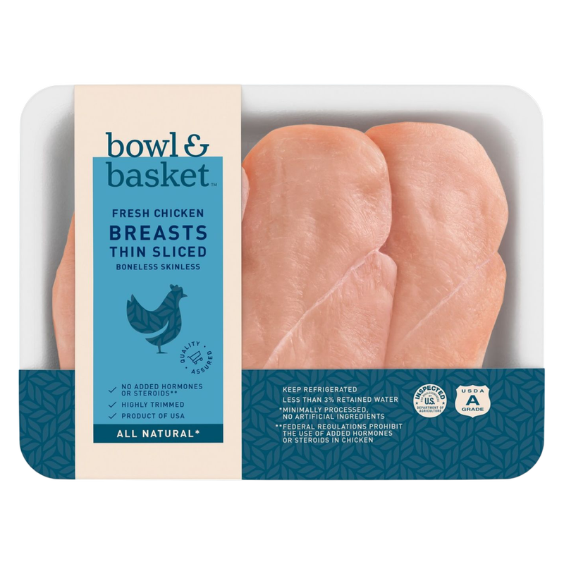 Thin Sliced Chicken Breast - Avg 1.1lb