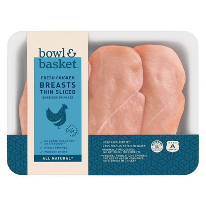 Thin Sliced Chicken Breast - Avg 1.1lb