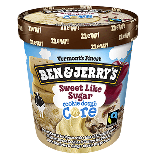 Ben & Jerry's Sweet Like Sugar Cookie Dough Core Ice Cream 16oz