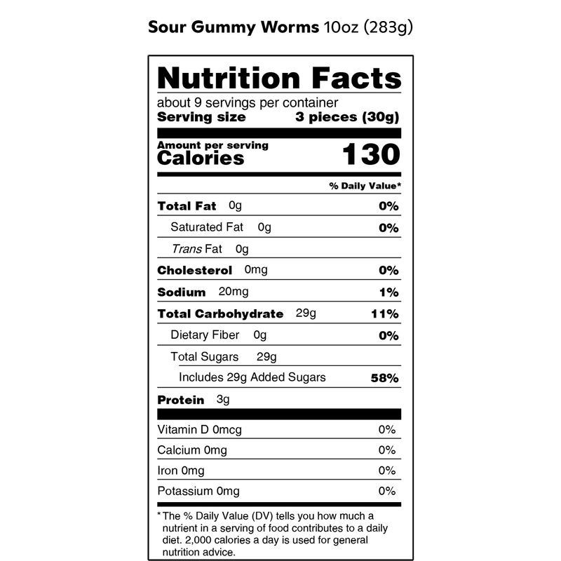 Gopuff Buckets - Sour Gummies