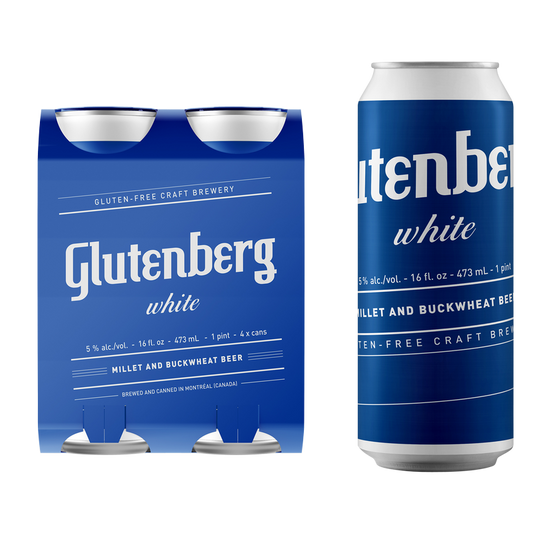 Glutenberg White Ale Gluten Free 4pk 16oz Can