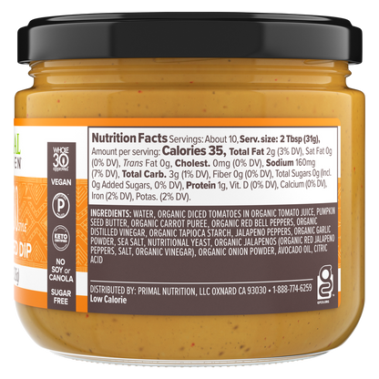 Primal Kitchen Vegan Mild Queso Dip 11.5oz