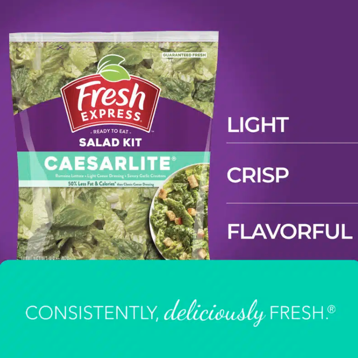 Fresh Express Caesar Lite Salad Kit - 9.8oz
