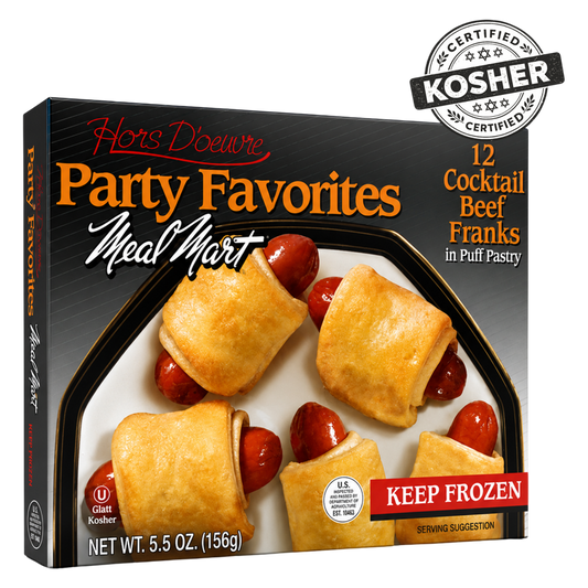 Meal Mart Kosher Cocktail Beef Franks - 5.5oz