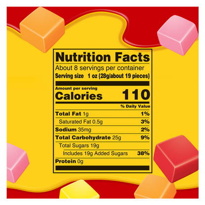 STARBURST Minis Original Fruit Chews Chewy Candy, Grab N Go, 8 oz Resealable Bags