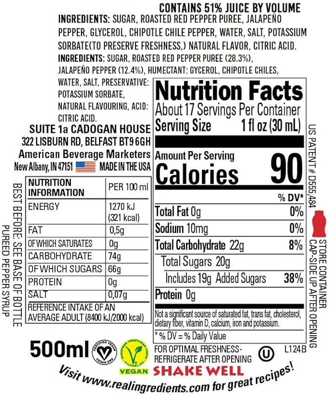 Reál Infused Exotics Gourmet Pepper 16.9oz Btl