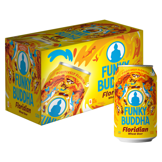 Funky Buddha Floridian Wheat Beer 6pk 12oz Can 5.2% ABV