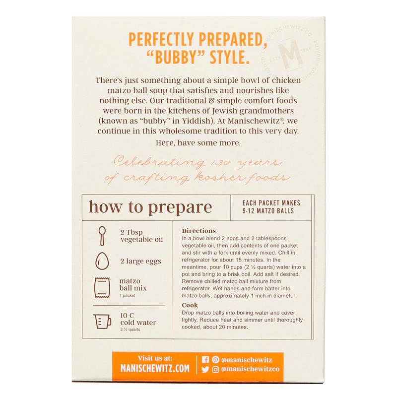 Manischewitz Matzo Ball Mix 5oz