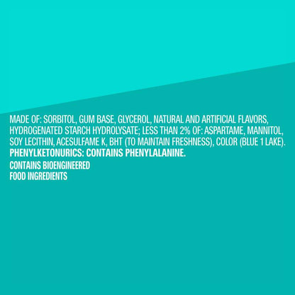 EXTRA Gum Polar Ice Sugar Free Chewing Gum, Single Pack, 15 Sticks