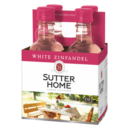 Sutter Home White Zinfandel 4pk 187ml