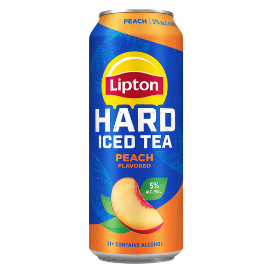 Lipton Hard Iced Tea Peach 24oz Single Can Single 24oz Can 5% ABV
