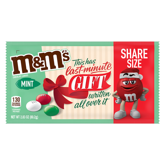 M&M's Mint Chocolate Candies for the Holidays 2.83oz