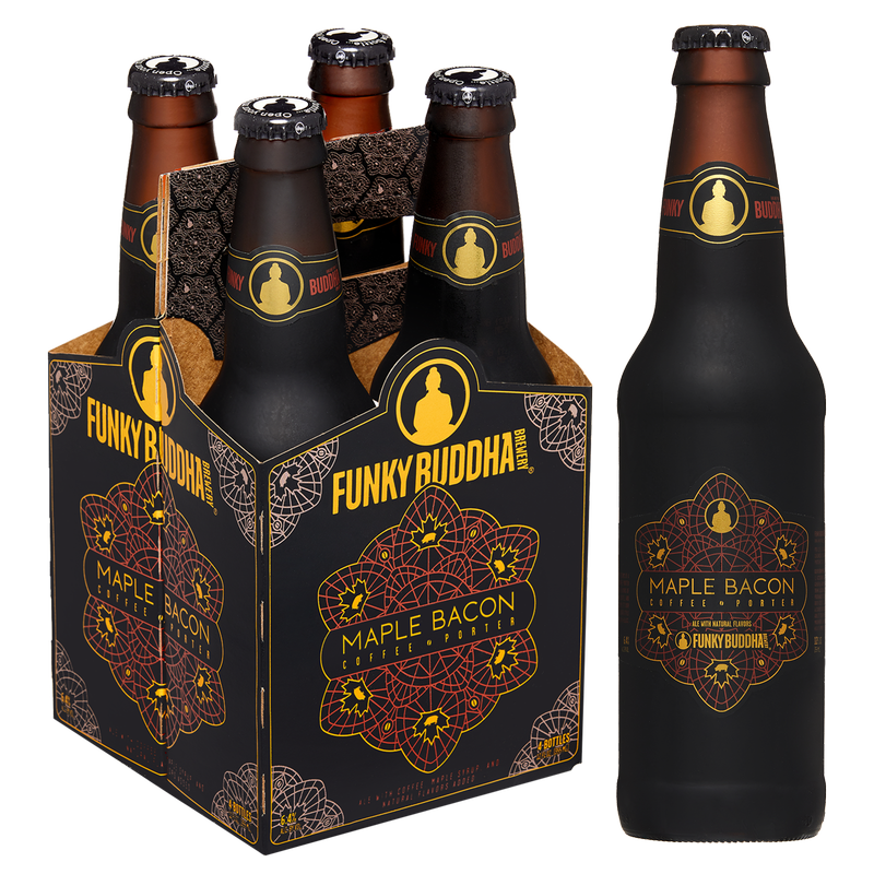 Funky Buddha Maple Bacon Coffee Porter 4pk 12oz Btl 6.5%