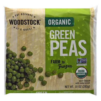 Woodstock Organic Green Peas 10oz