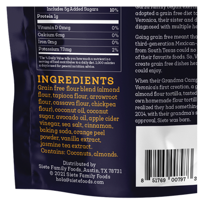 Siete Mexican Shortbread Cookies 4.5oz