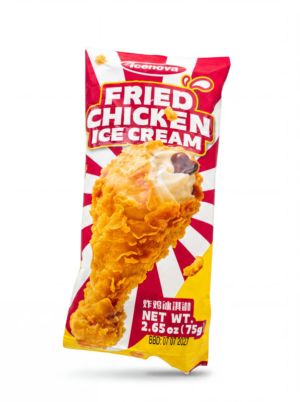 Ice Nova Chicken Drumstick Ice Cream 3ct