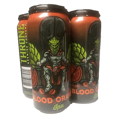 Throne Brewing Blood Orange IPA 4pk 16oz Can