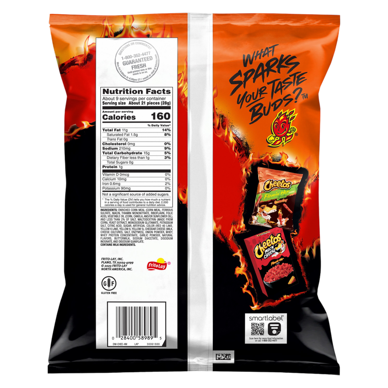 Cheetos Crunchy Flamin' Hot 8.5oz