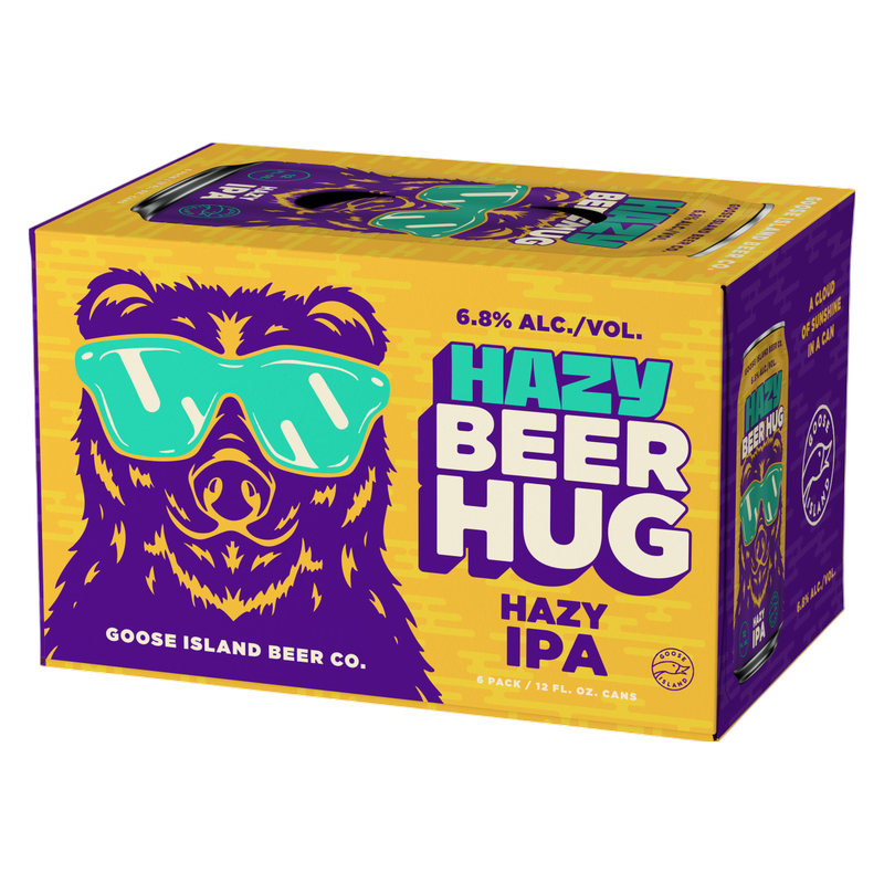 Goose Island Hazy Beer Hug IPA 6pk 12oz Cans 6.8% ABV