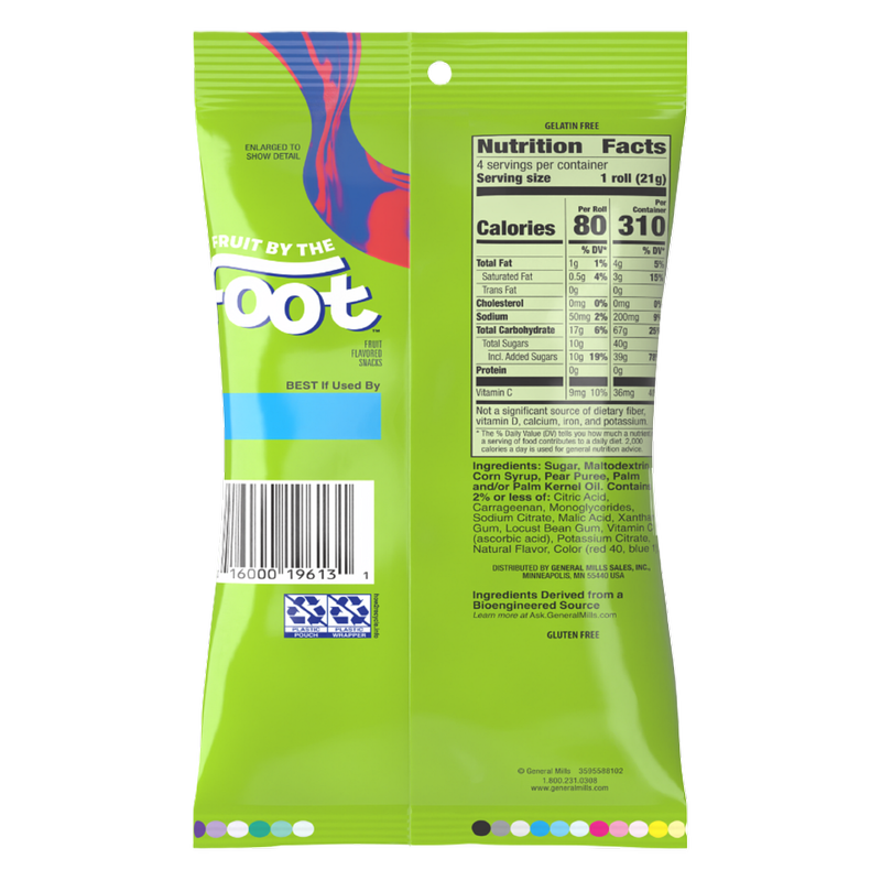 Fruit By the Foot Tie-Dye Berry, 4 ct,  3oz