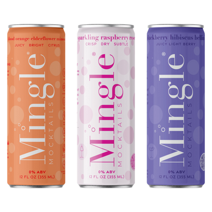 Mingle Mocktails Non-Alcoholic Sparkler Variety Pack 6pk 12oz Can