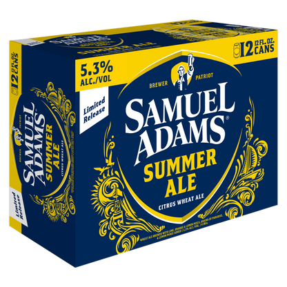 Samuel Adams Summer Ale 12pk 12oz Can 5.3% ABV
