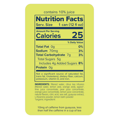 Recess Lime Margarita Mocktail 4pk 12oz Can