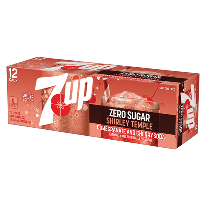 7up Zero Sugar Shirley Temple 12pk 12oz Can
