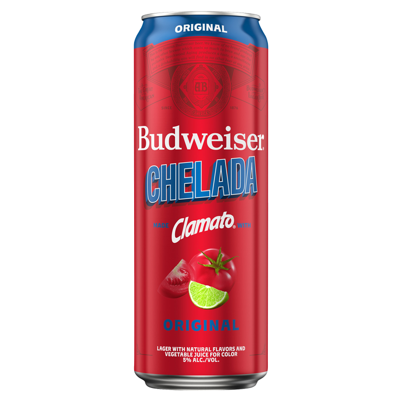 Budweiser Chelada 25oz Can 5.0% ABV