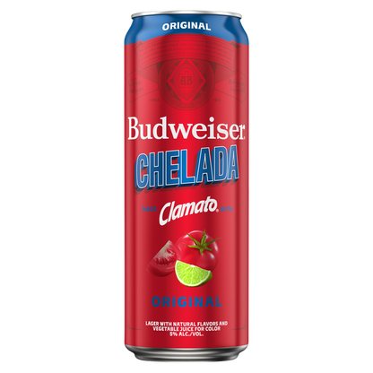 Budweiser Chelada 25oz Can 5.0% ABV
