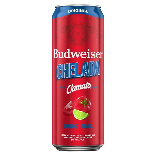 Budweiser Chelada 25oz Can 5.0% ABV