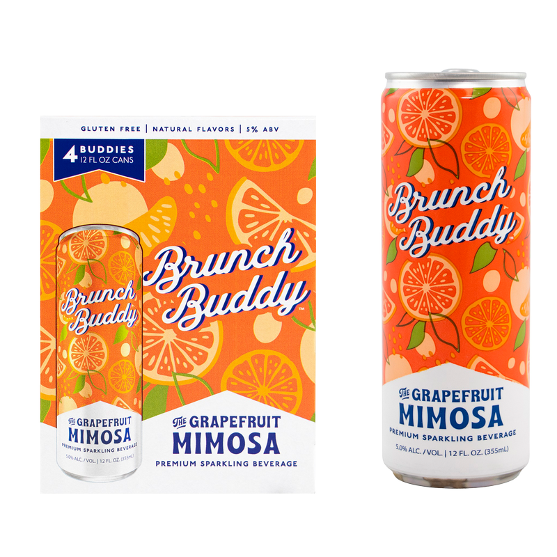 Brunch Buddy The Grapefruit Mimosa 4pk 12oz Can 5.0% ABV