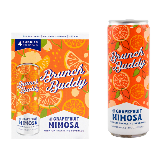 Brunch Buddy The Grapefruit Mimosa 4pk 12oz Can 5.0% ABV