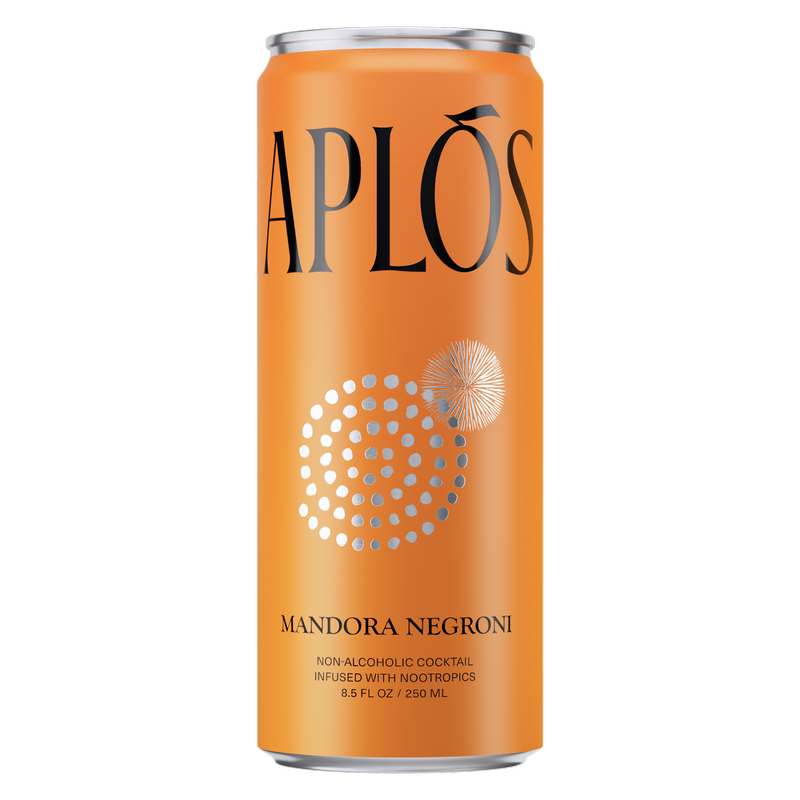 Aplós Mandora Negroni Functional Non-Alc Cocktail 4pk 8.5oz Can