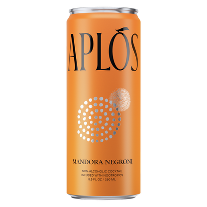 Aplós Mandora Negroni Functional Non-Alc Cocktail 4pk 8.5oz Can