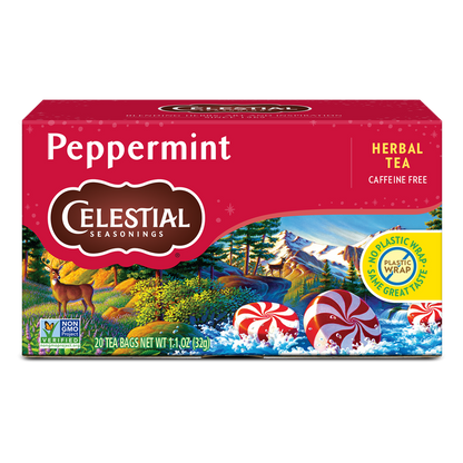 Celestial Seasonings Peppermint Tea 20ct Box