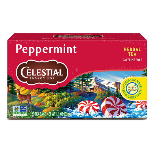 Celestial Seasonings Peppermint Tea 20ct Box