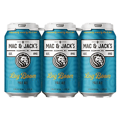 Mac & Jack's Brewing Log Boom Pale Ale 6pk 12oz Can