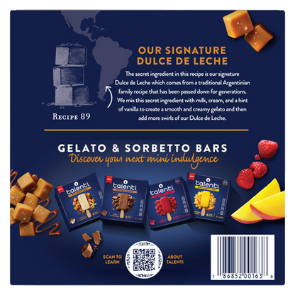 Talenti Vanilla Caramel Mini Gelato Bars 6ct