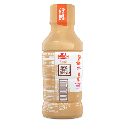 Dunkin' French Vanilla Iced Coffee 13.7oz Btl