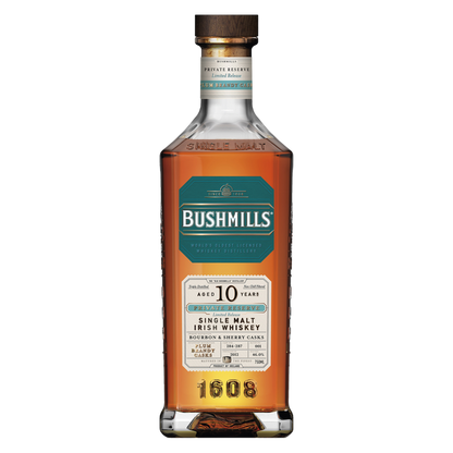 Bushmills Private Reserve Limited Release 10 Year Old: Plum Brandy Casks Irish Whiskey 750ml (92 Proof)