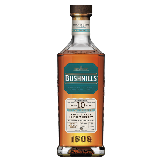 Bushmills Private Reserve Limited Release 10 Year Old: Plum Brandy Casks Irish Whiskey 750ml (92 Proof)
