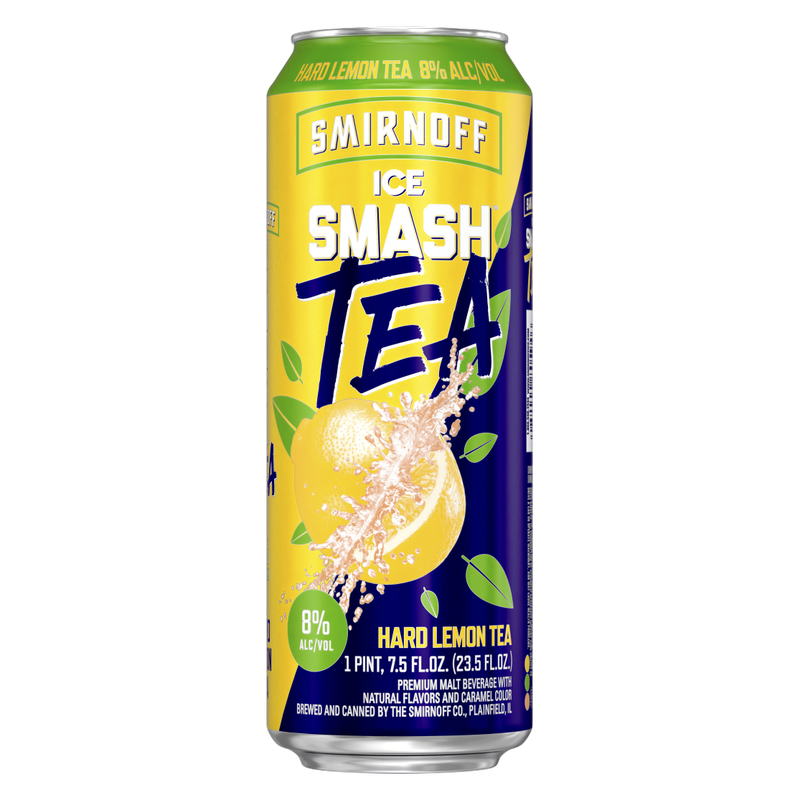 Smirnoff Smash Hard Lemon Tea 23.5oz Can