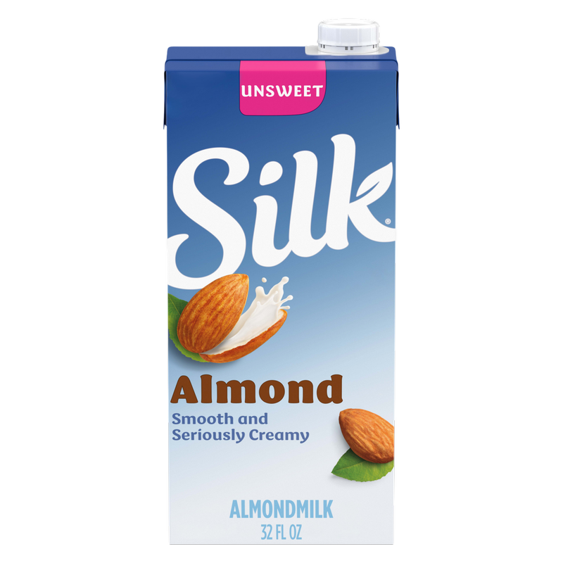Silk Original Unsweetened Almond Milk 1qt