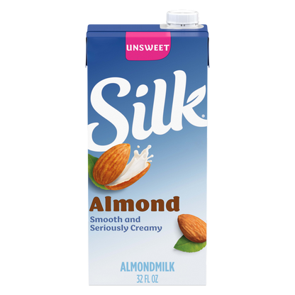 Silk Original Unsweetened Almond Milk 1qt