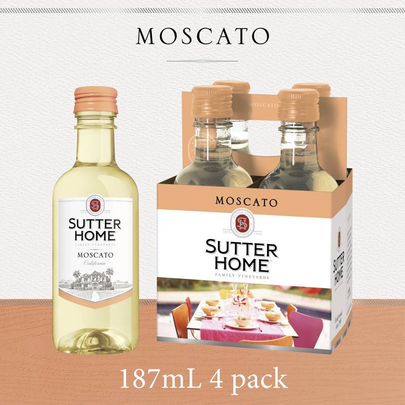 Sutter Home Moscato 4pk 187ml