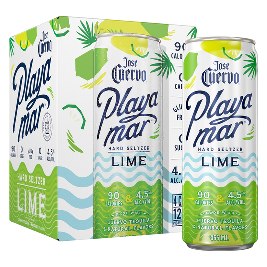 Jose Cuervo Playamar Lime Ready to Drink Cocktail 4 pk 355ml Can 4.5% ABV